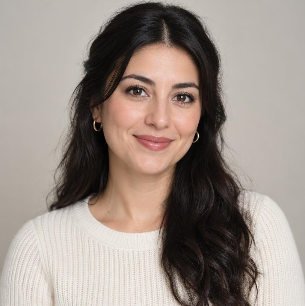 Portrait of a young woman with a friendly expression